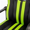 Кресло компьютерное BRABIX "Stripe GM-202", экокожа, черное/зеленое, 532511 - фото 2686950