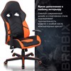 Кресло компьютерное BRABIX "Storm GM-006", регулируемые подлокотники, экокожа, черное/оранжевое, 532502 - фото 2686979