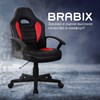 Кресло компьютерное BRABIX "Spark GM-201", экокожа, черное/красное, 532503 - фото 2687115