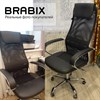Кресло офисное BRABIX PREMIUM "Stalker EX-608 CH", хром, ткань-сетка/кожзам, черное, 532091 - фото 2687141