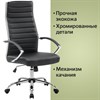 Кресло офисное BRABIX "Style EX-528", экокожа, хром, черное, 531947 - фото 2687143