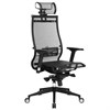 Кресло офисное МЕТТА "SAMURAI" Black Edition, сверхпрочная сетка, регулируемое, черное - фото 2687200