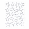 Украшение для окон и стекла ЗОЛОТАЯ СКАЗКА "Звезды 2", 25,8х33,5 см, ПВХ, 591256 - фото 2687203