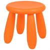 Табурет детский МАМОНТ оранжевый, от 2 до 7 лет, безвредный пластик, 01.022.01.06.1 - фото 2687225