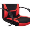 Кресло компьютерное BRABIX "Alpha GM-018", ткань/экокожа, черное/красное, 532637, GM-018_532637 - фото 2687393