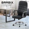 Кресло офисное BRABIX "Stark EX-547", экокожа, хром, черное, 531948 - фото 2687653
