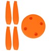 Табурет детский МАМОНТ оранжевый, от 2 до 7 лет, безвредный пластик, 01.022.01.06.1 - фото 2687745