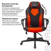 Кресло компьютерное BRABIX "Game GM-017", экокожа/ткань, черное/красное, 532642, GM-017_532642 - фото 2687766