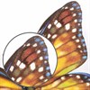 Украшение для окон и стекла ЗОЛОТАЯ СКАЗКА "Бабочки 1", 30х38 см, ПВХ, 591231 - фото 2688082
