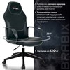 Кресло компьютерное BRABIX "Alpha GM-018", ткань/экокожа, черное, 532636, GM-018_532636 - фото 2688137