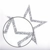 Украшение для окон и стекла ЗОЛОТАЯ СКАЗКА "Звезды 2", 25,8х33,5 см, ПВХ, 591256 - фото 2688327