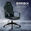 Кресло компьютерное BRABIX "Alpha GM-018", ткань/экокожа, черное, 532636, GM-018_532636 - фото 2688567