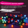 Электрогирлянда-нить комнатная "Шарики" 5 м, 50 LED, мультицветная 220 V, контроллер, ЗОЛОТАЯ СКАЗКА, 591103 - фото 2688684