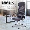 Кресло офисное BRABIX "Flight R EX-541", хром, экокожа, сетка, черное, 532516 - фото 2688878