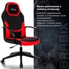Кресло компьютерное BRABIX "Alpha GM-018", ткань/экокожа, черное/красное, 532637, GM-018_532637 - фото 2689078