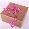 Лента упаковочная декоративная для подарков, золотые полосы, 12 мм х 45 м, розовая, ЗОЛОТАЯ СКАЗКА, 591825 - фото 2689830