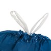 Мешки для мусора с завязками 120 л. синие, в рулоне 10 шт., прочные, ПВД 35 мкм, 67х90 см, LAIMA, 601399 - фото 2690500