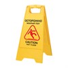 Знак предупреждающий опасность "Осторожно! Мокрый пол!" пластиковый, 62х30 см, LAIMA PROFESSIONAL, 601524 - фото 2690701
