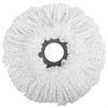 Насадка МОП круглая для швабры из набора для уборки, крепление кольцо, микрофибра, d-16 см, LAIMA, 601488 - фото 2690837