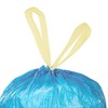 Мешки для мусора с завязками 30 л, синие, в рулоне 20 шт., прочные, ПНД 12 мкм, 50х60 см, LAIMA, 601395 - фото 2691202