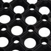 Коврик входной резиновый крупноячеистый грязезащитный, 80х120 см, толщина 16 мм, черный, VORTEX, 20003 - фото 2691980
