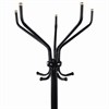 Вешалка-стойка "Ажур-2", 1,89 м, основание 46 см, 5 крючков, металл, черная - фото 2692103