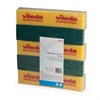 Губки VILEDA "Виледа", комплект 10 шт., для любых поверхностей, желтые, зеленый абразив, 7х15 см, 101397 - фото 2692283