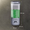 Дозатор для жидкого мыла LAIMA, НАЛИВНОЙ, 0,5 л, хром, ABS-пластик, 601793 - фото 2692766