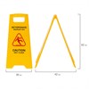 Знак предупреждающий опасность "Осторожно! Мокрый пол!" пластиковый, 62х30 см, LAIMA PROFESSIONAL, 601524 - фото 2693966