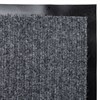 Коврик входной ворсовый влаго-грязезащитный 40х60 см, толщина 7 мм, ребристый, серый, LAIMA, 602861 - фото 2694110