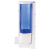 Дозатор для жидкого мыла LAIMA, НАЛИВНОЙ, 0,38 л., белый (тонированный), ABS-пластик, 603921 - фото 2694188