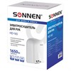 Сушилка для рук SONNEN HD-165, 1650 Вт, пластиковый корпус, белая, 604191 - фото 2694590