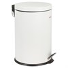Ведро-контейнер для мусора (урна) с педалью LAIMA "Classic", 20 л, белое, глянцевое, металл, со съемным внутренним ведром, 604949 - фото 2694811