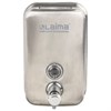 Дозатор для жидкого мыла LAIMA PROFESSIONAL INOX (гарантия 3 года), 0,5 л, нержавеющая сталь, матовый, 605396 - фото 2695301