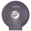 Диспенсер для бытовой туалетной бумаги LAIMA, КРУГЛЫЙ, тонированный серый, 605046 - фото 2695934