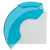 Диспенсер для бытовой туалетной бумаги LAIMA, тонированный голубой, 605043 - фото 2696444