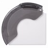 Диспенсер для бытовой туалетной бумаги LAIMA, тонированный серый, 605044 - фото 2696520