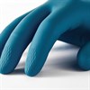 Перчатки латексно-неопреновые MANIPULA "Союз", хлопчатобумажное напыление, размер 8-8,5 (M), синие/желтые, LN-F-05 - фото 2696564
