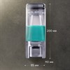 Дозатор для жидкого мыла LAIMA, НАЛИВНОЙ, 0,48 л, хром, ABS-пластик, 605053 - фото 2696702