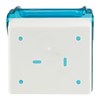 Диспенсер для бытовой туалетной бумаги LAIMA, тонированный голубой, 605043 - фото 2696843