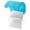 Диспенсер для бытовой туалетной бумаги LAIMA, тонированный голубой, 605043 - фото 2697243