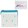 Диспенсер для бытовой туалетной бумаги LAIMA, тонированный голубой, 605043 - фото 2698793
