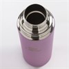Термос LAIMA классический с узким горлом (2 чашки) 0,5 л, нержавеющая сталь, розовый, 605120 - фото 2699472