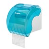 Диспенсер для бытовой туалетной бумаги LAIMA, тонированный голубой, 605043 - фото 2699660