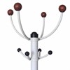 Вешалка-стойка "Квартет-З", 1,79 м, основание 40 см, 4 крючка + место для зонтов, металл, белая - фото 2701942