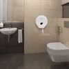 Диспенсер для туалетной бумаги LAIMA PROFESSIONAL ECO (Система T2), малый, белый, ABS-пластик, 606545 - фото 2702089