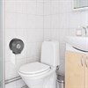 Диспенсер для бытовой туалетной бумаги LAIMA, КРУГЛЫЙ, тонированный серый, 605046 - фото 2702110