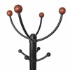 Вешалка-стойка "Квартет-З", 1,79 м, основание 40 см, 4 крючка + место для зонтов, металл, черная - фото 2702396
