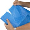 Мешки для мусора LAIMA "ULTRA" 120 л синие, рулон 10 шт. особо прочные, ПНД 23 мкм, 70х110 см, 607695 - фото 2702490