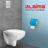 Диспенсер для бытовой туалетной бумаги LAIMA, тонированный голубой, 605043 - фото 2702769